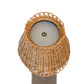 NATURAL WOVEN BATTERY LAMP SHADE