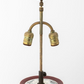 CHINOISERIE OXBLOOD GLAZED LAMP, SINGLE
