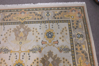 OCHRE & GRAY ORIENTAL ROOM SIZE RUG