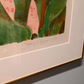 FRAMED PINK LILLIES LITHOGRAPH BY G.BUKOVNIK