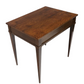 REGENCY STYLE MAHOGANY DESK WITH SINGLE DRAWER