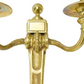 PAIR OF DOUBLE ARM GILT NEOCALSSICAL SCONCES