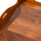 HAND CARVED TRAY TOP COFFEE TABLE