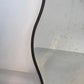 PAUL FERRANTE STYLE WROUGHT IRON ARCHED FRAME MIRROR WITH BEVELED GLASS