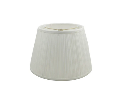 SHIRRED SILK LAMPSHADE IN MULTIPLE COLORS