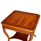 PAIR OF ALFONSO MARINA TWO TIER SIDE TABLES WITH SHAPED LEGS
