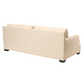 JOHN BOONE UPHOLSTERED SOFA IN CREAM COTTON FABRIC