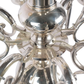 EIGHT ARM WILLIAMSBURG STYLE SILVER CHANDELIER