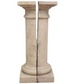 PAIR OF LARGE COMPOSITE HALF GARDEN COLUMNS