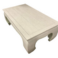 MING STYLE WHITE WOOD PAINTED COFFEE TABLE