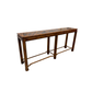 ASIAN INSPIRED FAUX TORTOISE SHELL CONSOLE TABLE