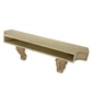 FAUX STONE WALL MOUNT CONSOLE WITH LEAF DETAIL
