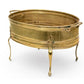 NEOCLASSICAL FRENCH INSPIRED BRASS FOOTED JARDINERE