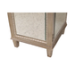 SILVER GILTWOOD MIRRORED VANITY DESK