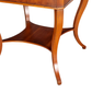 PAIR OF ALFONSO MARINA TWO TIER SIDE TABLES WITH SHAPED LEGS