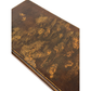 CHINOSERIE BROWN LACQUER AND GILT COFFEE TABLE