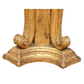 NARROW GREEK KEY DETAIL GILTWOOD CONSOLE WITH MARBLE TOP