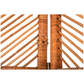 FOUR PANEL FOLDING BAMBOO SCREEN