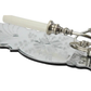 HOLLYWOOD REGENCY STYLE PAIR OF MIRRORED SCONCES WITH TWO NICKEL ARMS