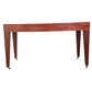 PAIR OF MIDCENTURY STYLE SINGLE DRAWER WOOD CONSOLES