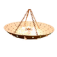 FRENCH STYLE GILT AND CRYSTAL SIX LIGHT PLAFONNIER