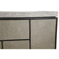 FAUX SHAGREEN SIDEBOARD WITH GEOMETRIC DOOR DESIGN