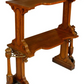 ANTIQUE ENGLISH TWO-TIER ETAGERE HALL STAND