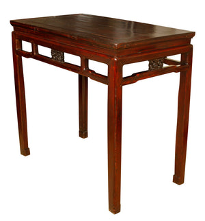 ANTIQUE ASIAN ELMWOOD TABLE