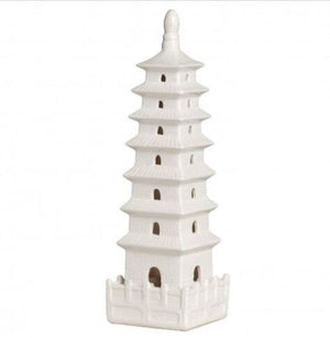 A PAIR OF OF LARGE BLANC DE CHINE PAGODAS