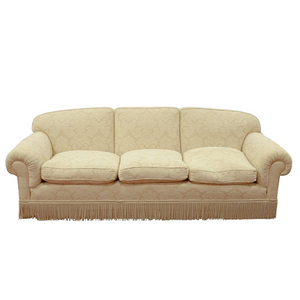 CUSTOM CREAM DE ANGELIS UPHOLSTERED SOFA