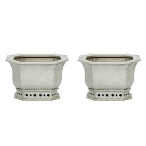 BLANC DE CHINE RECTANGULAR PORCELAIN JARDINIERE