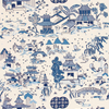 NANKING - INDOOR FABRIC SAMPLE - BLUES