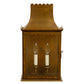 SCALLOPED LANTERN WITH GLASS