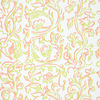 NONESUCH - INDOOR FABRIC SAMPLE - CHARTREUSE & CORAL