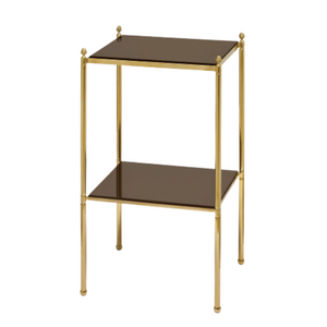 FITZGERALD SIDE TABLE /CHOCOLATE
