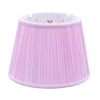 SOLID EMPIRE PLEATED LAMPSHADE - POWDER PINK