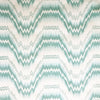 FLAMBE WALLPAPER - TEAL ON WHITE