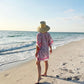 Amaryllis Sun Hat - White Wide & Short Grosgrain Ribbon