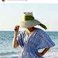 Amaryllis Sun Hat - White Wide & Short Grosgrain Ribbon