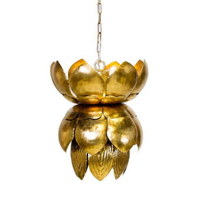 GOLD FLOWER BLOSSOM CHANDELIER