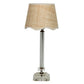 PAIR PETITE CUT CRYSTAL CANDLESTICK LAMPS