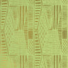 YORK WALLPAPER - STEM GREEN ON GOLD MYLAR