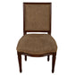 SET OF FOUR LOUIS XVI SQUARE BACK DINING CHAIRS