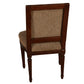 SET OF FOUR LOUIS XVI SQUARE BACK DINING CHAIRS
