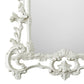 CHINOISERIE HAND CARVED AND PAINTED PAGODA MIRROR