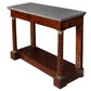 EMPIRE STYLE MARBLE TOP & MAHOGANY PIER CONSOLE
