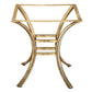 STENCILED SPLAYED LEG PEDESTAL DINING TABLE BASE
