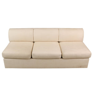 VINTAGE SCULPTED ARMLESS SOFA