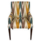 PAIR OF MODERN ARM CHAIRS NEWLY UPHOLSTERED  LEE JOFA FABRIC