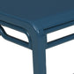 BLUE ART DECO STYLE CHINESE COFFEE TABLE